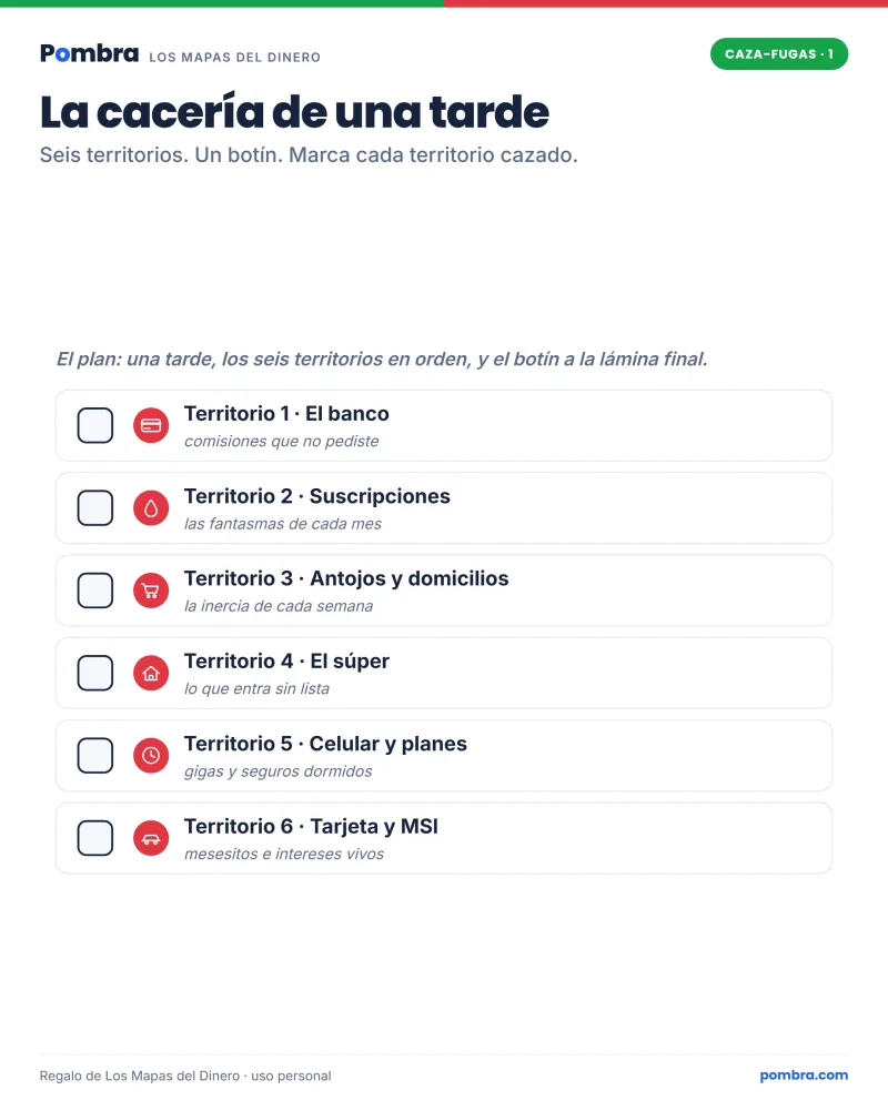Lámina real del regalo: Caza-Fugas: Recupera tu Primer Dinero en una Tarde